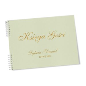 Księga Gości Pastel Gold ZSPG1