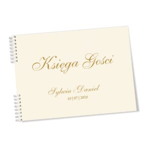 Księga Gości Pastel Gold ZSPG3