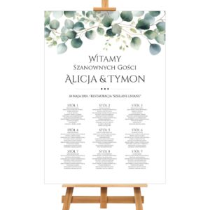 Plansza lista gości Autumn Nel ZSAN2 eukaliptus