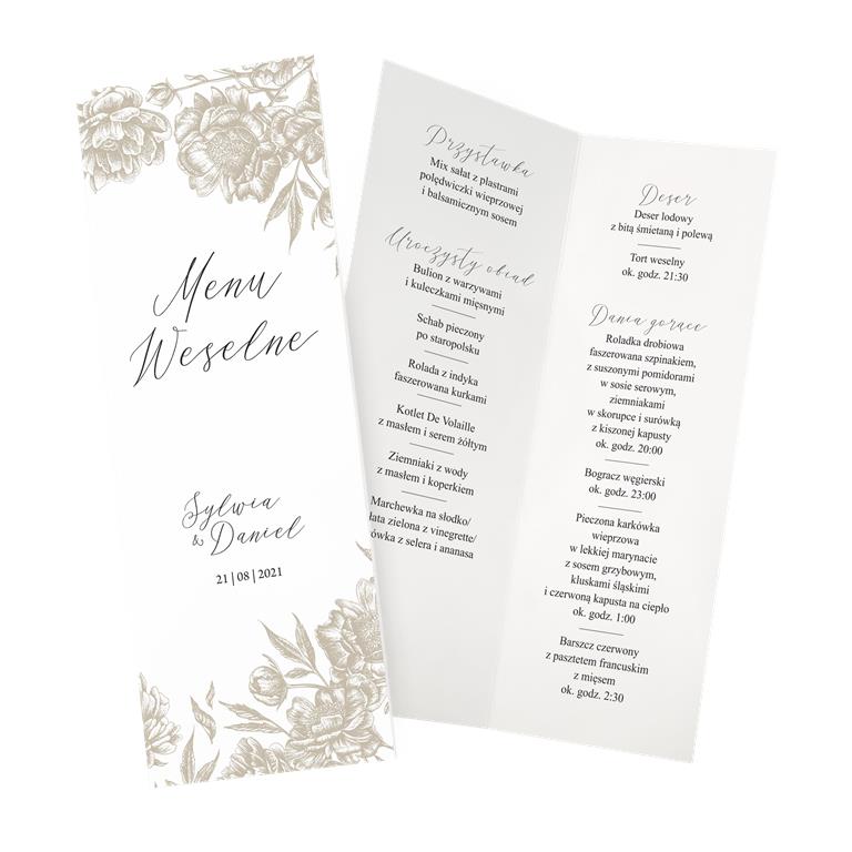 Menu weselne Nature ZSNT6
