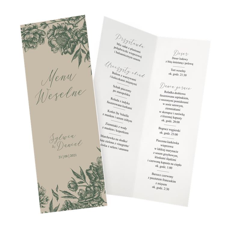 Menu weselne Nature ZSNT8
