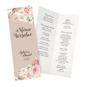 Menu weselne Nel ZSPN1 ZSKN1