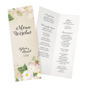 Menu weselne Nel ZSPN12 ZSKN12
