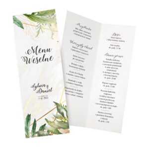 Menu weselne Nel ZSPN13 ZSKN13