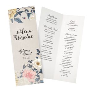 Menu weselne Nel ZSPN14 ZSKN14