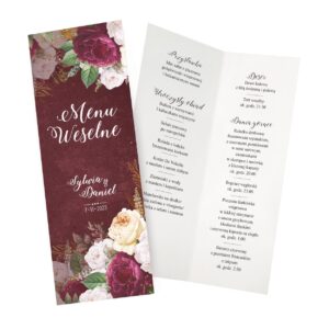 Menu weselne Nel ZSPN15 ZSKN15