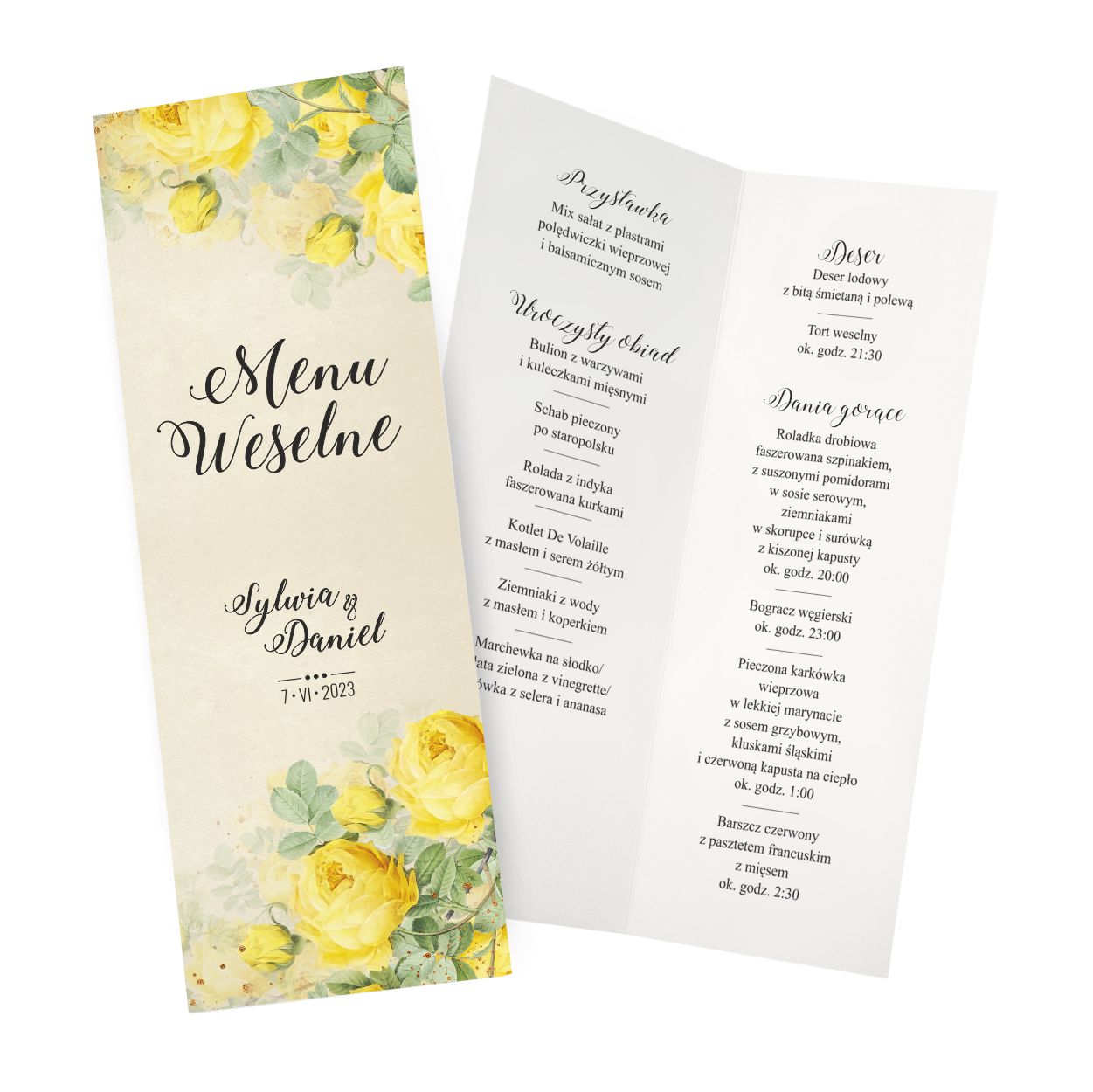Menu weselne Nel ZSPN16 ZSKN16