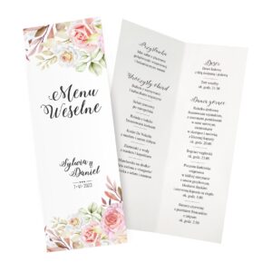 Menu weselne Nel ZSPN2 ZSKN2