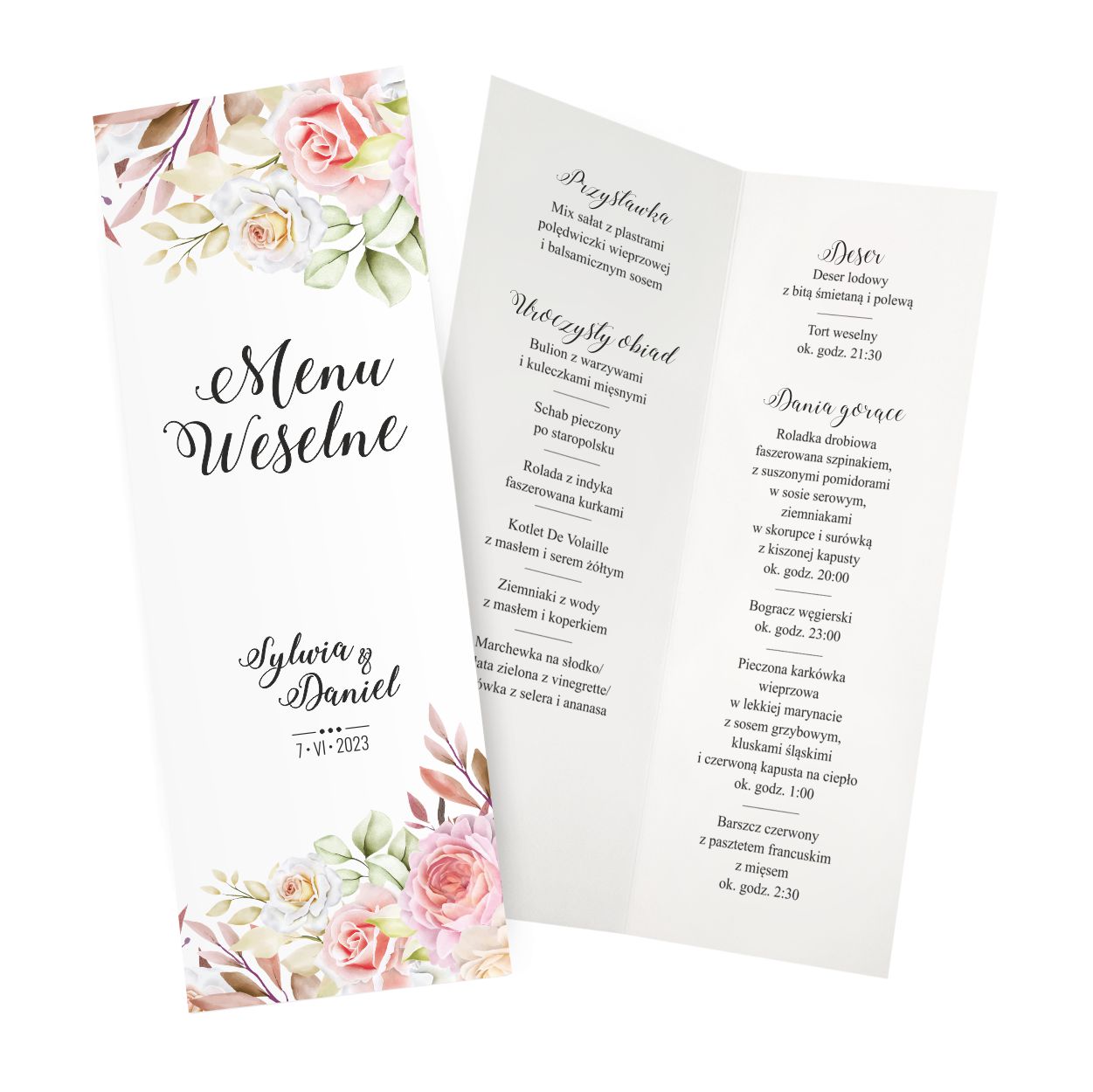 Menu weselne Nel ZSPN2 ZSKN2