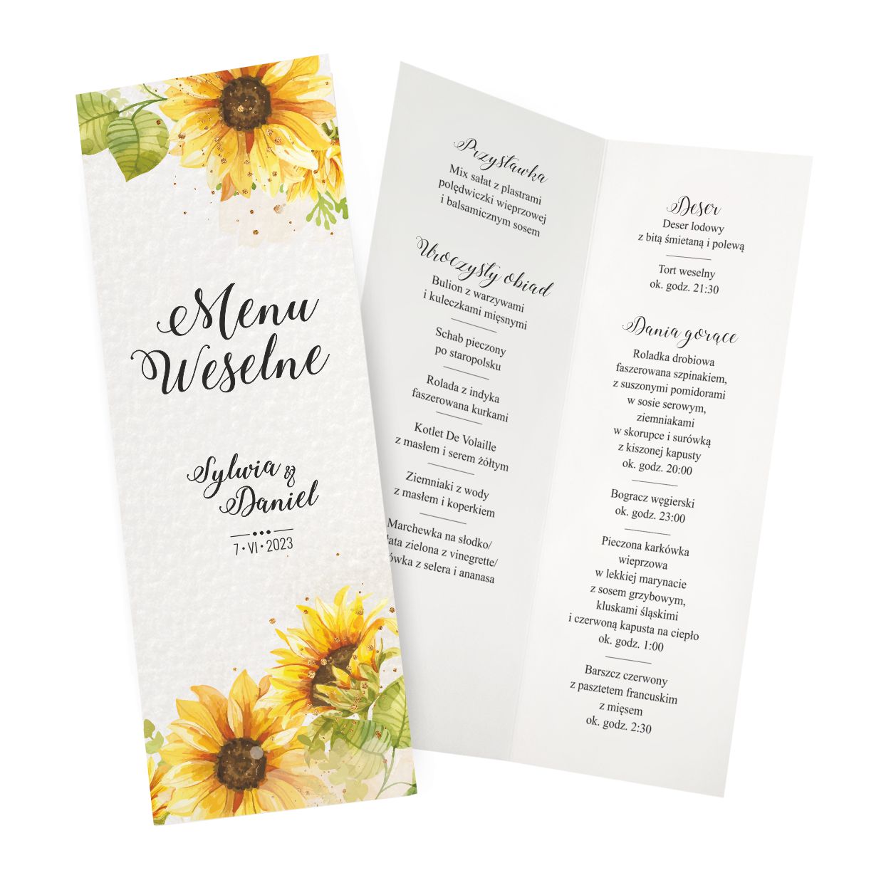 Menu weselne Nel ZSPN20 ZSKN20