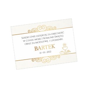 Naklejki na ciasto Komunia NK1