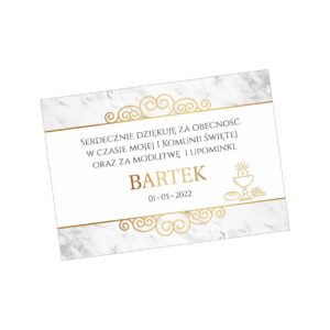 Naklejki na ciasto Komunia NK2